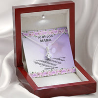 Thumbnail for KORAFINA Meaningful Quote to My Dog Mama, Pet Dog Loss Necklace, Pet Loss Gift for Mom, Dog Mom Memorial Pet Jewelry, Pet Necklace Dog, Fur Mama, Mothers Day from Dog On Birthday
