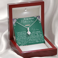 Thumbnail for iWow Inspirational Alluring Beauty Necklace - to My Mother in Law, You Mean The World Necklace - Birthday Gift for Mother in Law with Box Message Card On Birthday, Christmas