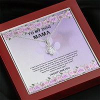 Thumbnail for KORAFINA Meaningful Quote to My Dog Mama, Pet Dog Loss Necklace, Pet Loss Gift for Mom, Dog Mom Memorial Pet Jewelry, Pet Necklace Dog, Fur Mama, Mothers Day from Dog On Birthday