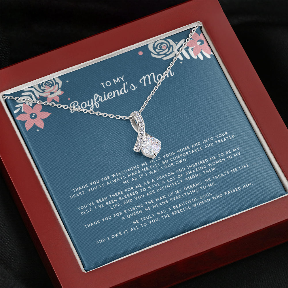 KORAFINA Inspirational Gift for Boyfriend's Mom, Boyfriend's Mom Gift, to My Boyfriends Mom Gift, for Boyfriends Mom On Birthday, Christmas