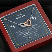 Thumbnail for Going to Be A Grandma Gift, Grandma to Be Necklace with Message Card, Gifts for Expectant Grandmother, Expecting Grandma Gift, Gift for Future Grandma at Baby Shower