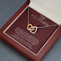Thumbnail for Pendants 71st Birthday for Her Gift, 71st Birthday Gift for Her, Seventy First Birthday Gift for Woman Friend, 71st Birthday Gift Interlocking Hearts