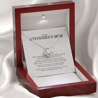 Thumbnail for Meaningful Quote Boyfriend's Mom Gift, To My Boyfriends Mom Necklace, For My Boyfriend's Mom on Mother's Day, Birthday Gift for Boyfriends Mom On Christmas, Birthday