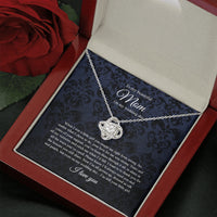 Thumbnail for Love Knot Necklace, To Mom On My Wedding Day, Mother Of The Bride Gift From Daughter, Mother Of The Bride Necklace From Bride, Mom Of Bride