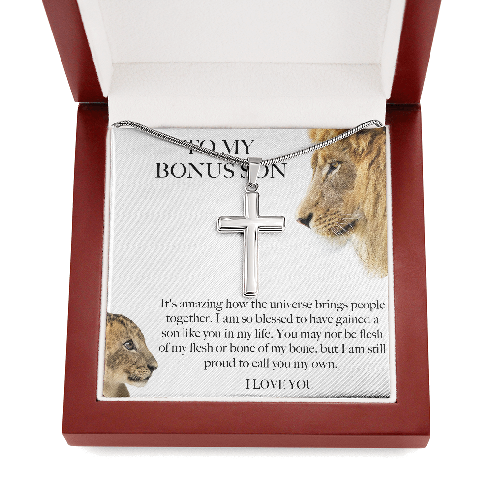 Bonus Son Gift From Bonus Mom/ Bonus Dad, Birthday Gift For Bonus Son Stepson Christmas Gift