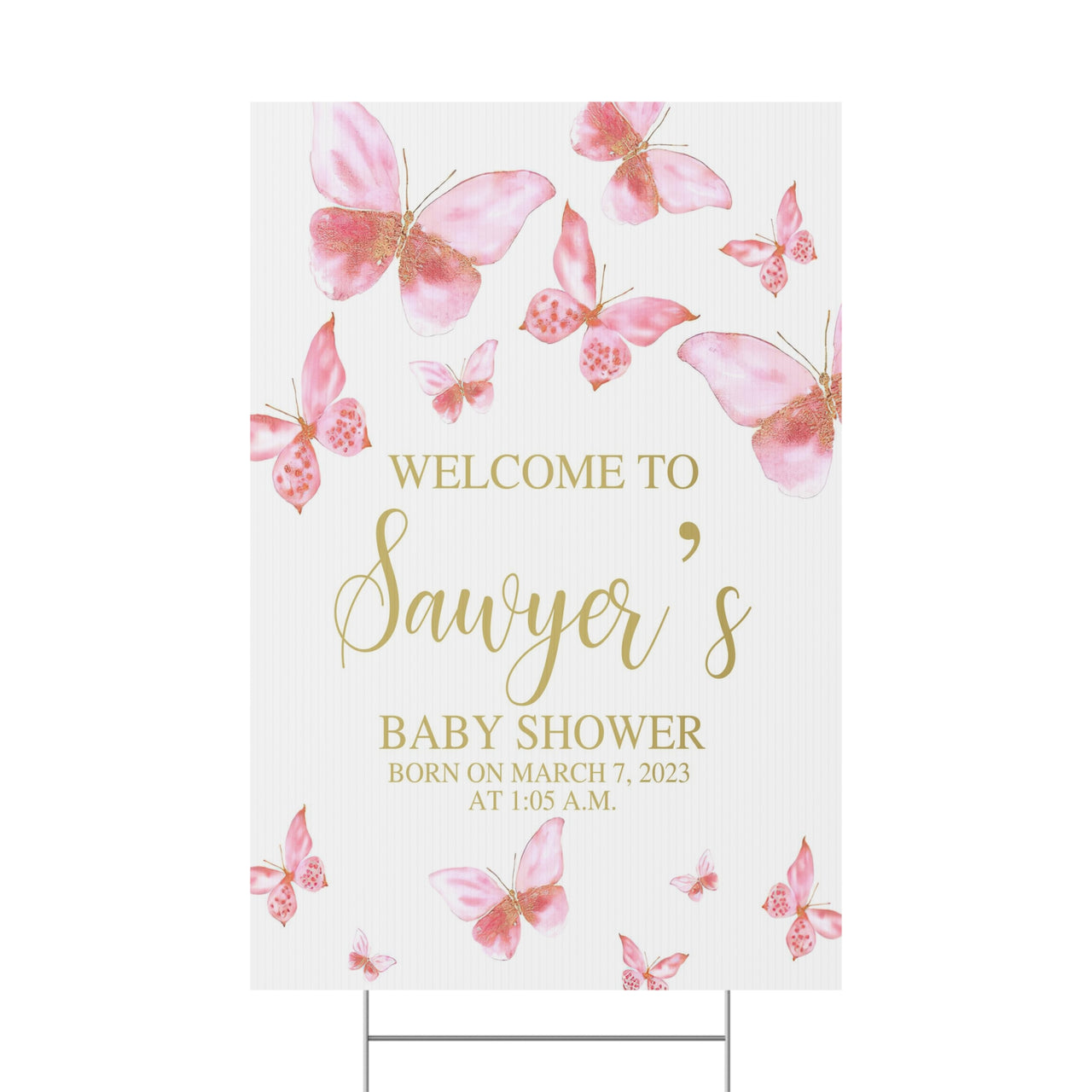 113-1096545-2026659 Size 24x36 - 1 Side with Stake