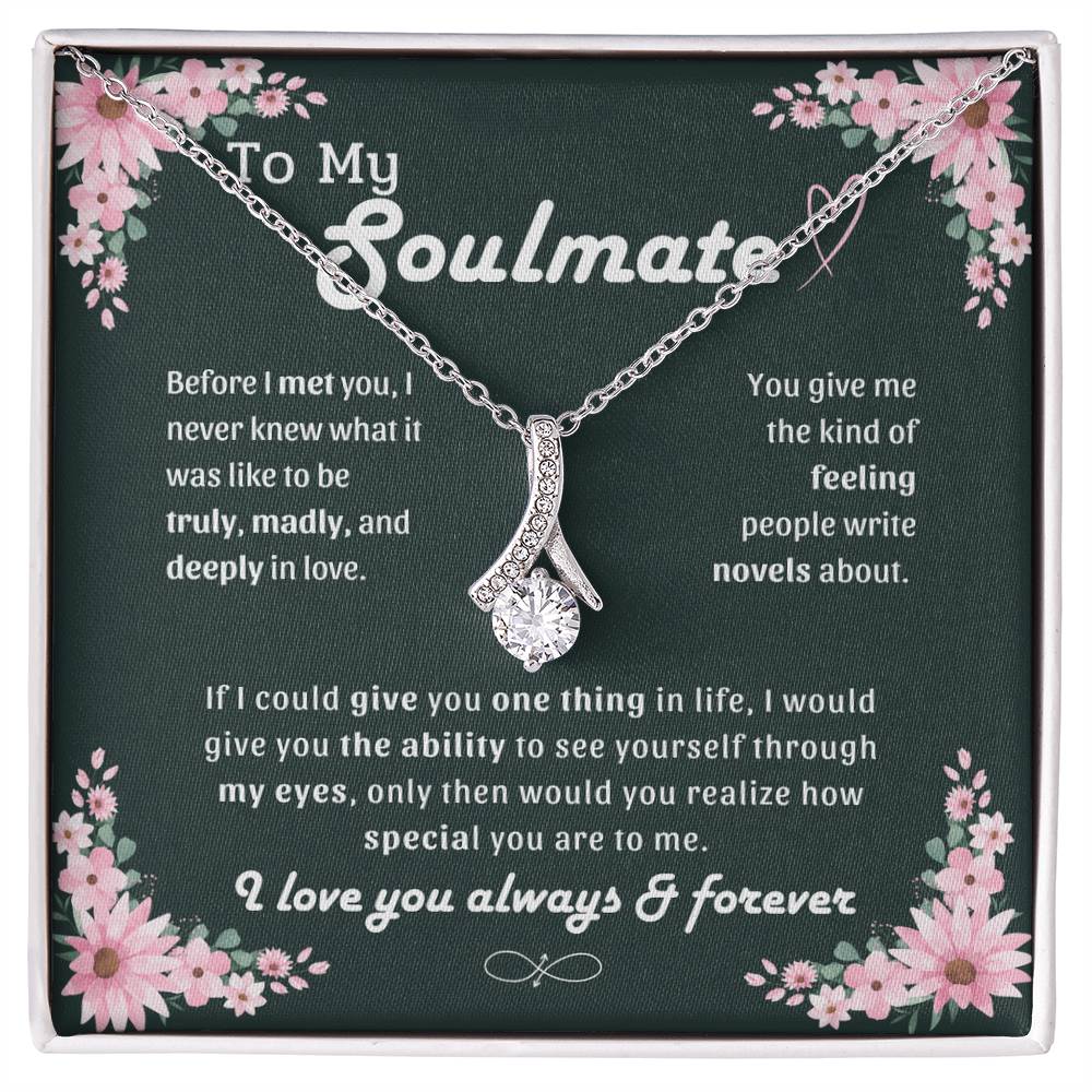 To my soulmate