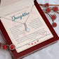 To My Beautiful Daughter Necklace from Mom – Perfect Gift for Birthday, Christmas, and Graduation – Special Gifts for Stepdaughter from Stepmom & Stepdad