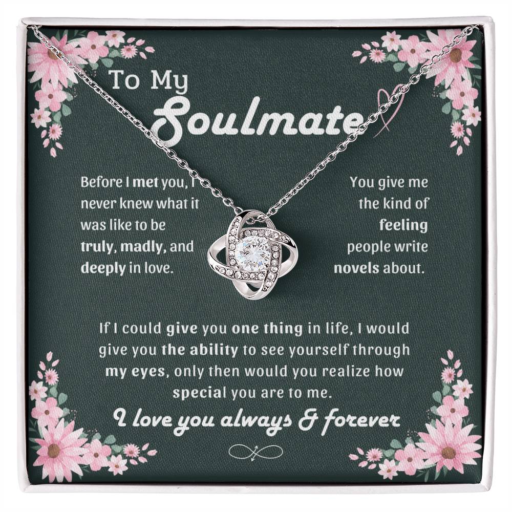 To my soulmate