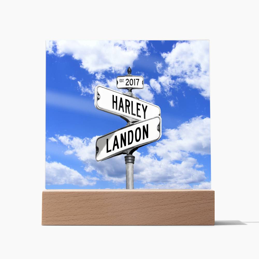 test Street sign