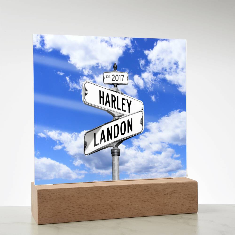 test Street sign
