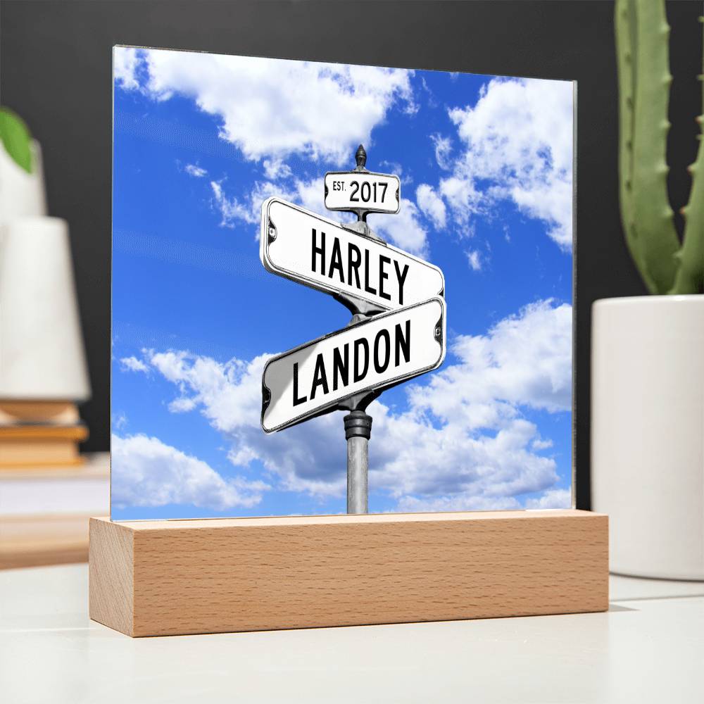 test Street sign