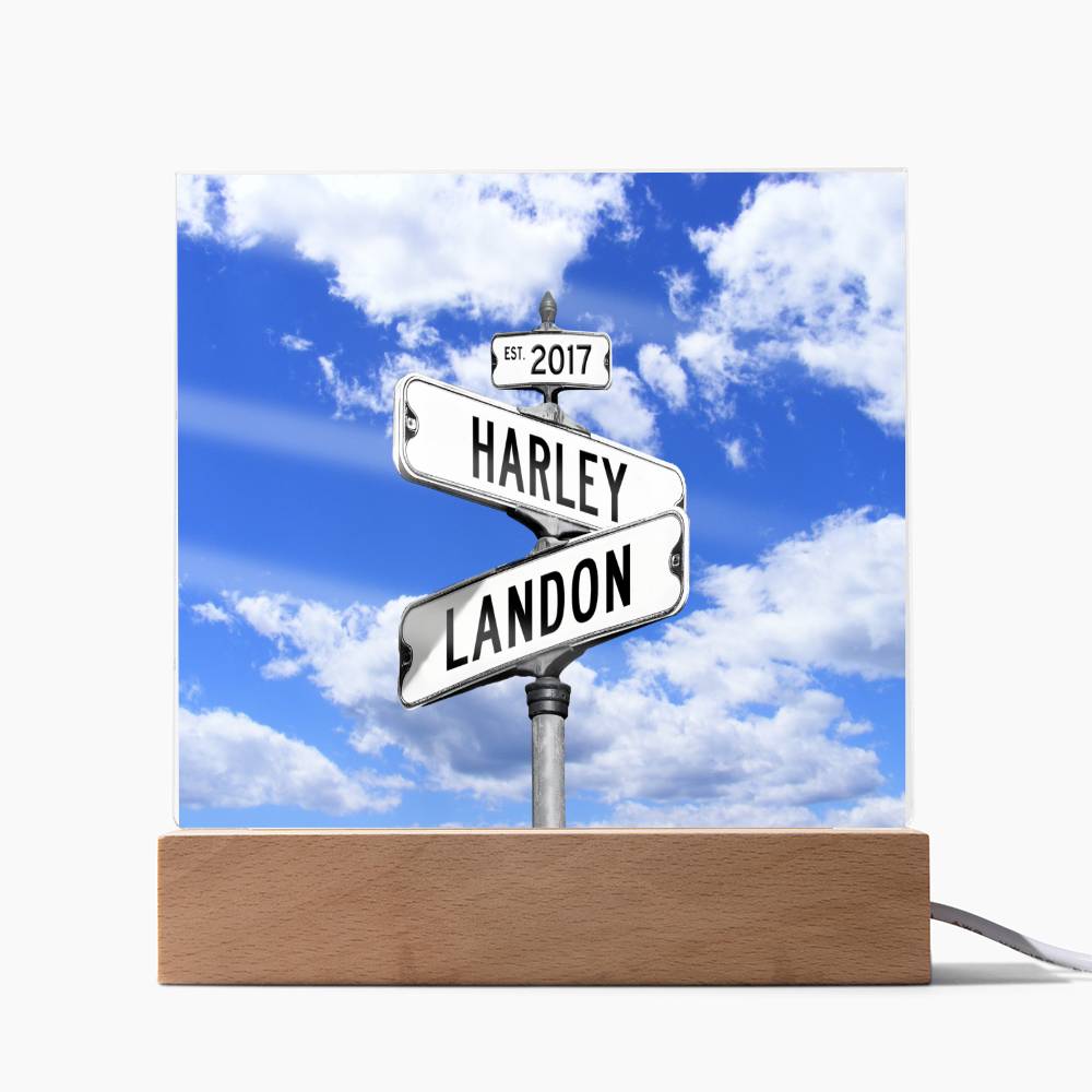 test Street sign