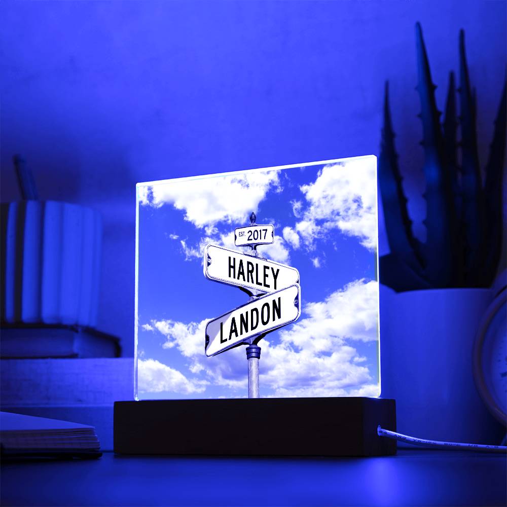 test Street sign