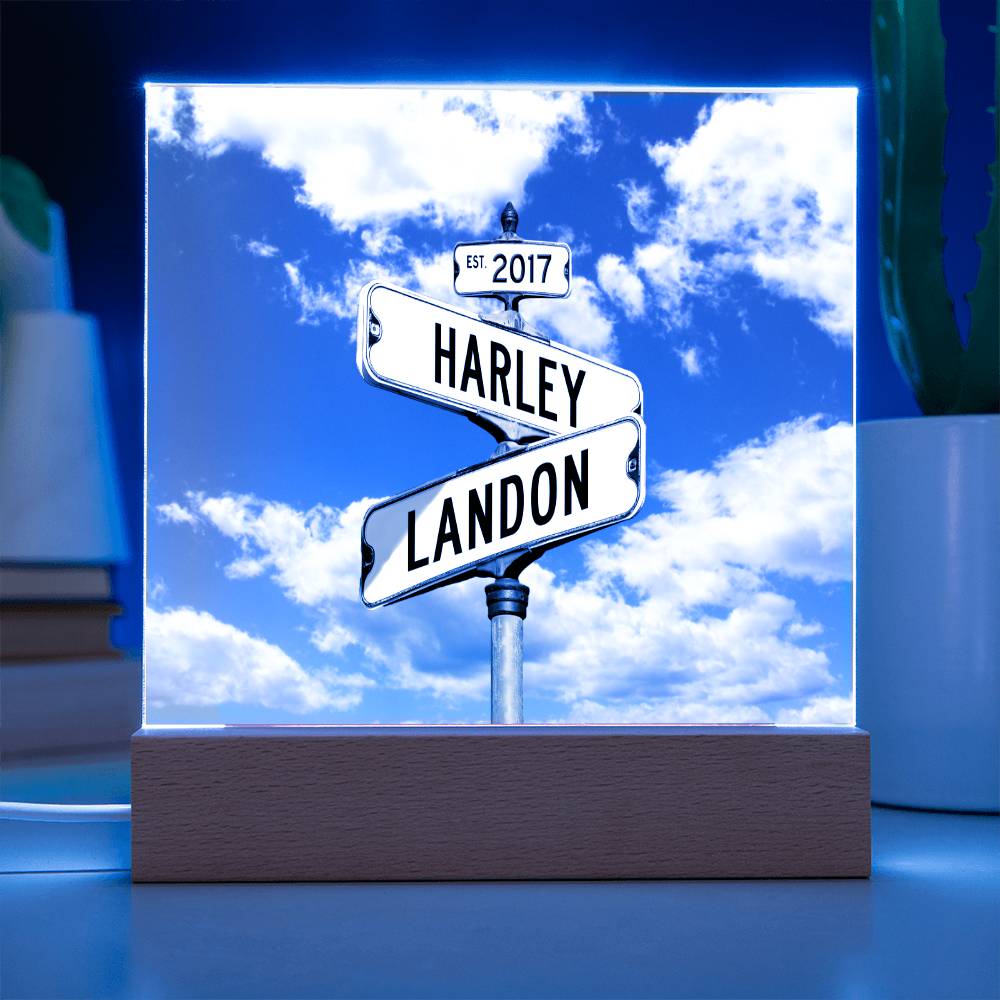 test Street sign
