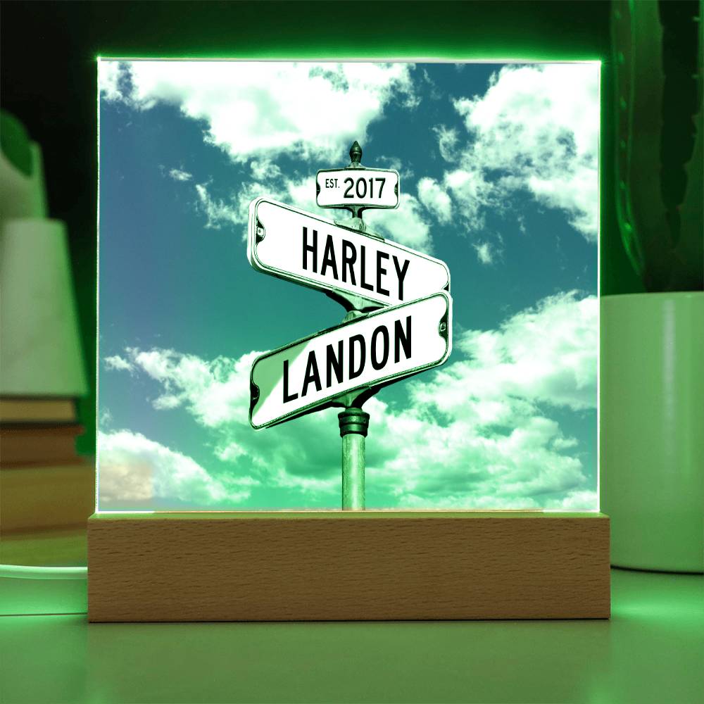 test Street sign