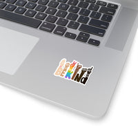Thumbnail for Be Kind Signanguage Magnet Kindness Diversity Kiss Cut Magnet Pride RainbowGBTQ Baby Stickers Boyfriend, Girlfriend, Friend Stickers Sticker for Laptop Decal Wall Stic