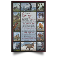 Thumbnail for Customized  Grandma To Grandson Fleece Posters Family Friend , Awesome Birthday Perfect Happy Birthday Gift Decor Bedroom, Living Room Print High Quality