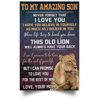 Thumbnail for Customized Mom To Son Fleece Blanket Posters Family Friend , Awesome Birthday Perfect Happy Birthday Gift Decor Bedroom, Living Room Print High Quality