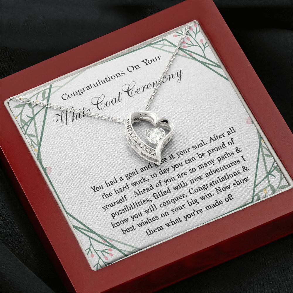 Inspirational Heart, White Coat Ceremony Gift, Medical School Graduation, Medical Student Ceremony, New Doctor, Graduation Gift for Doctor, Residency On Birthday, Christmas