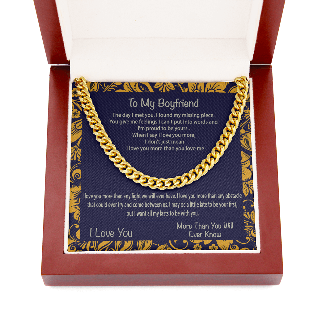to my boyfriend