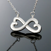 Thumbnail for AZTeam Personalized Interlocked Heart Necklace - to My Future Wife - When I Looked Into Your Eyes Best Birthday Gift for Your On Birthday, Christmas