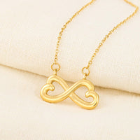 Thumbnail for AZTeam Personalized Interlocked Heart Necklace - to My Future Wife - When I Looked Into Your Eyes Best Birthday Gift for Your On Birthday, Christmas