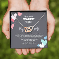 Thumbnail for To My Mommy To Be, Never-ending Love From Baby Bump Necklace