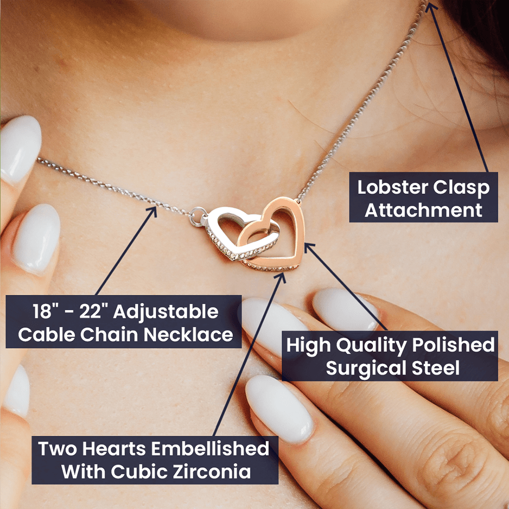 Personalized to My Bonus Daughter Necklace, Bonus Daughter Gift  ver 01