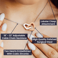 Thumbnail for Personalized to My Bonus Daughter Necklace, Bonus Daughter Gift  ver 01