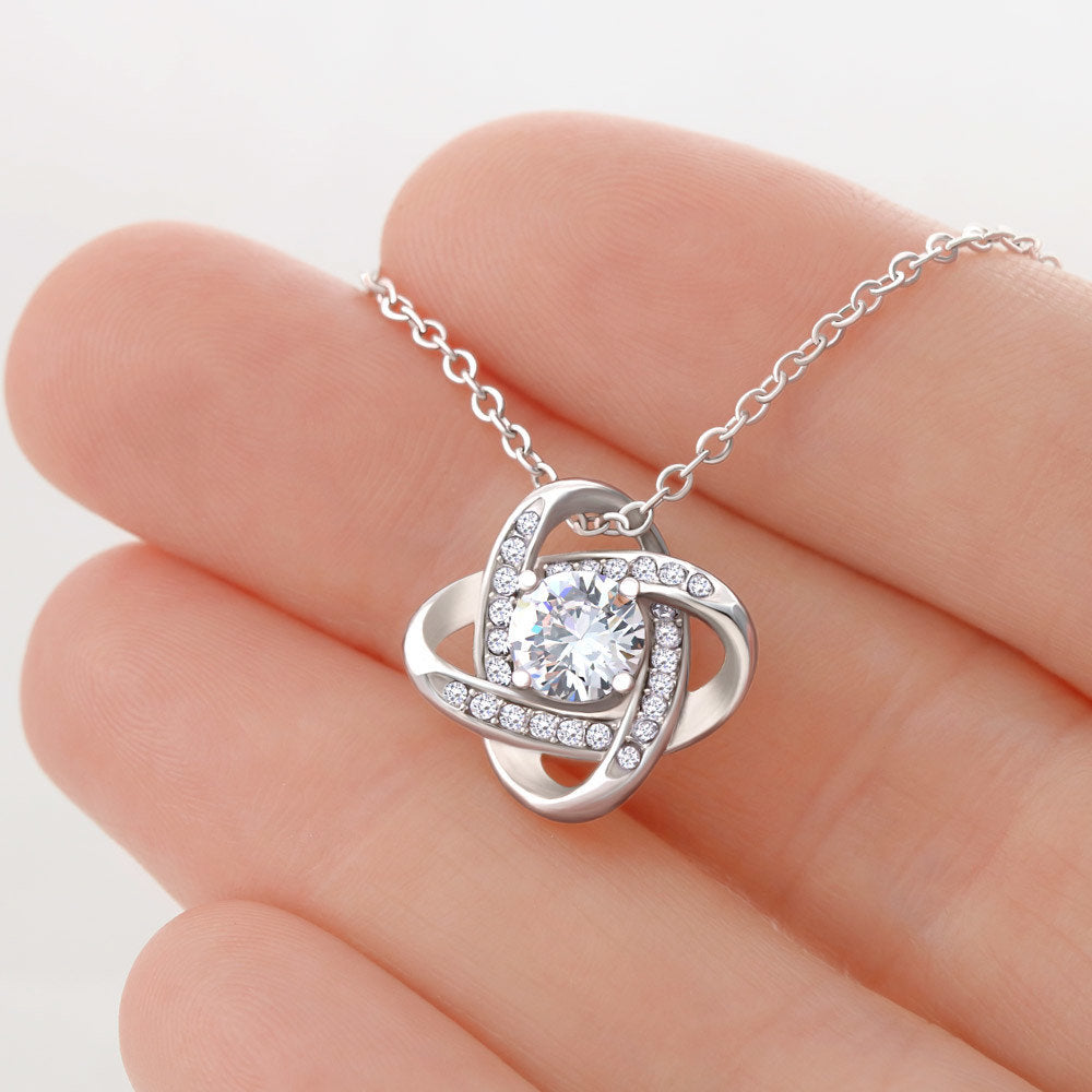 To My Granddaughter, "Always Remember" Love Knot from Nana | Granddaughter Christmas, Birthday, Graduation Gift | Granddaughter Necklace
