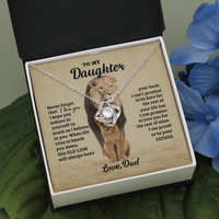 Thumbnail for to My Daughter Necklace, Never Forgrt That I Love You Father Daughter Necklace, Father to Daughter Birthday Gift, Gifts to Daughter from Dad, Meaningful Gifts, Thoughtful Gifts for Daughter