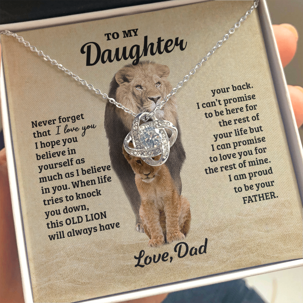 to My Daughter Necklace, Never Forgrt That I Love You Father Daughter Necklace, Father to Daughter Birthday Gift, Gifts to Daughter from Dad, Meaningful Gifts, Thoughtful Gifts for Daughter