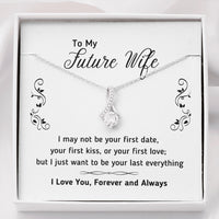 Thumbnail for On Cloud Nine Gifts To My Future Wife Alluring Beauty Necklace with Message Card and Gift Box Included. Gift for Girlfriend or Fiance