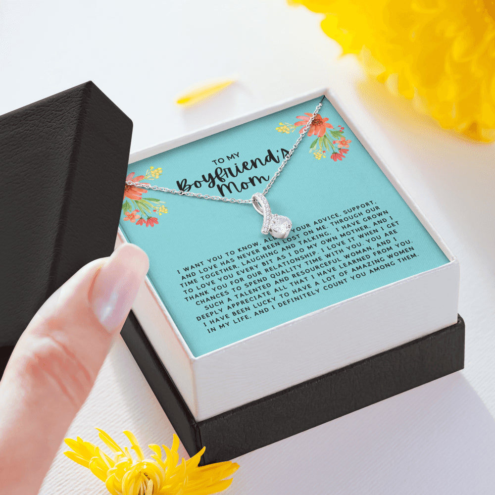 Gift to My Boyfriend's Mom Necklace with Gift Box 75