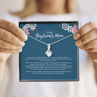 Thumbnail for Globright to My Boyfriend's Mom Gifts Necklace, Gift for Boyfriend's Mom Mother's Day, Boyfriends Mom Birthday Gift 1054b Standard Box