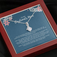 Thumbnail for Globright to My Boyfriend's Mom Gifts Necklace, Gift for Boyfriend's Mom Mother's Day, Boyfriends Mom Birthday Gift 1054b Standard Box