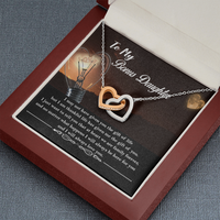 Thumbnail for Personalized to My Bonus Daughter Necklace, Bonus Daughter Gift  ver 01
