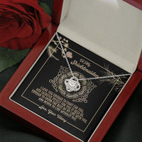 Thumbnail for To My Shieldmaiden, Fight For You Love Knot  Gift Best Friend Necklace, Soul Sister, Bridesmaid Gift, Bestie Gift  Girlfriend Gift Ideas