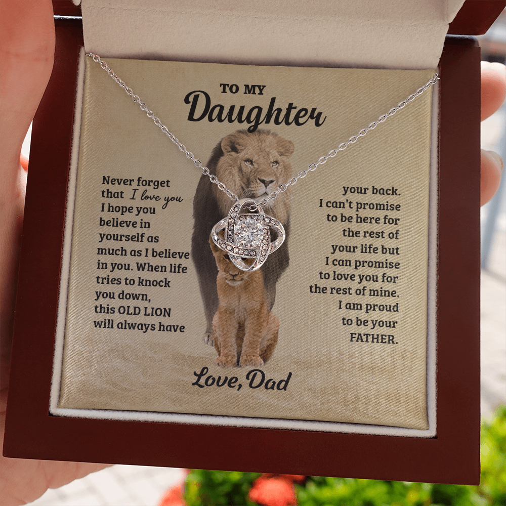 to My Daughter Necklace, Never Forgrt That I Love You Father Daughter Necklace, Father to Daughter Birthday Gift, Gifts to Daughter from Dad, Meaningful Gifts, Thoughtful Gifts for Daughter