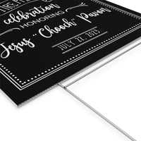 Thumbnail for 111-4126753-9323407 Size 24x36 - One Side Yard Sign Stand