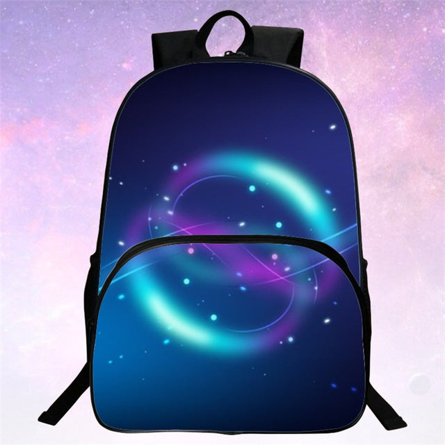 Children School Bags Galaxy / Universe / Space 24 Colors Printing Backpack For Teeange Girls Boys Star Schoolbags