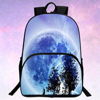 Thumbnail for Children School Bags Galaxy / Universe / Space 24 Colors Printing Backpack For Teeange Girls Boys Star Schoolbags