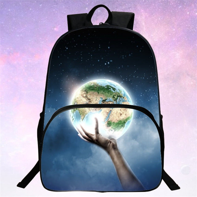 Children School Bags Galaxy / Universe / Space 24 Colors Printing Backpack For Teeange Girls Boys Star Schoolbags