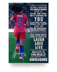 Thumbnail for Gifts Today is A Good Day to Have A Great Day Alex Morgan Posters Art Print Family Friend Gift Unisex, Wedding, Anniversary, Awesome Birthday Perfect Happy Birthday Decor Bedroom Livingroom 16x24