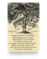 Thumbnail for Poster Gifts Beautiful Tree The Beatles All These Places 11x17 Poster
