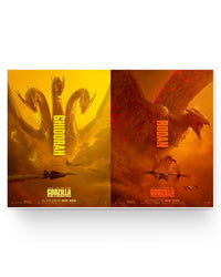Thumbnail for Ghidorah & Rodan Godzilla 2 Monster Posters Wall Full Size Anniversary Gifts Decor Bedroom, Living Room 36x24 Print High Quality